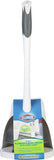 Clorox Toilet Plunger and Bowl Brush Combo with Caddy, 6.75 x 7 x 19.5 in, White/Gray