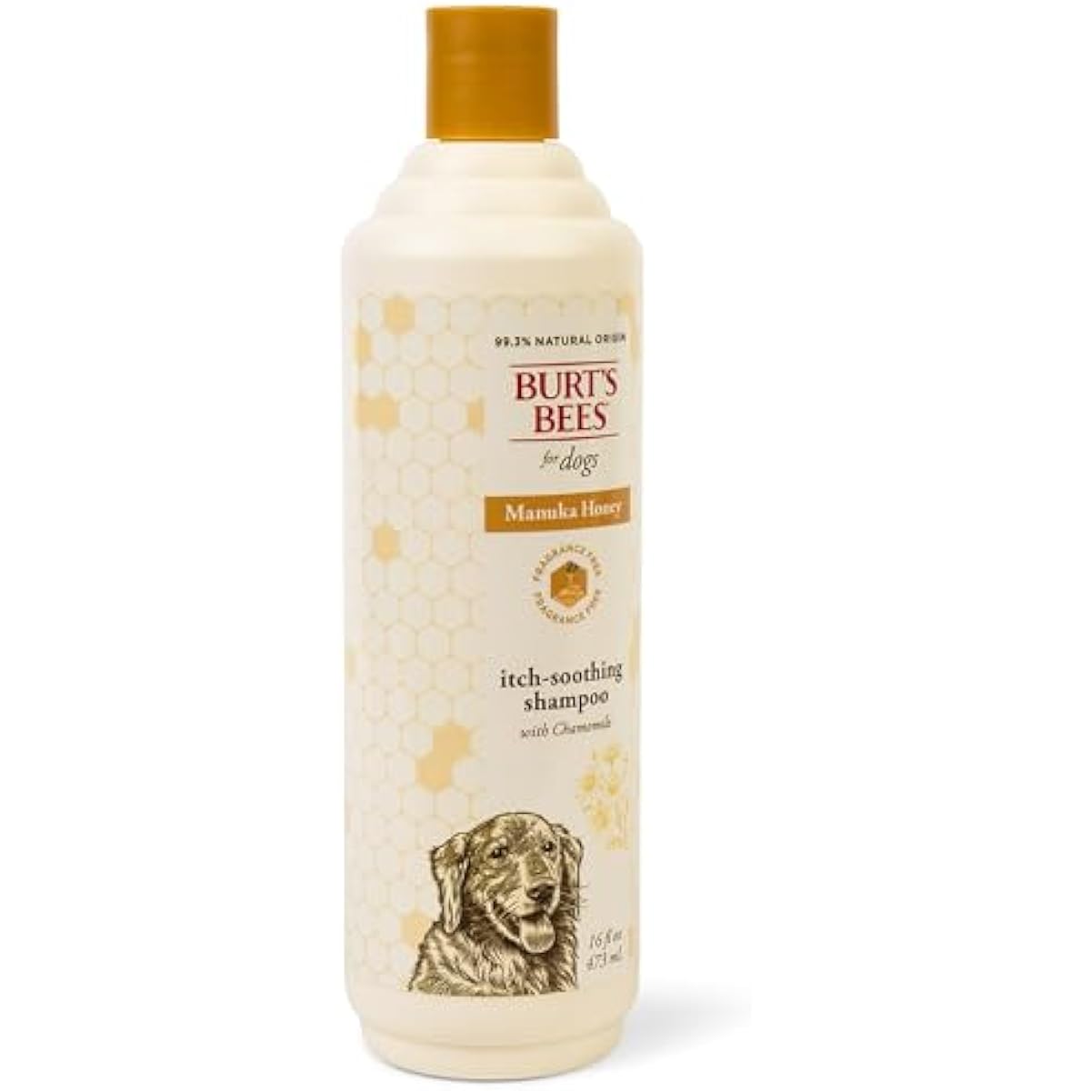 Burt's Bees for Pets Itch Relief Shampoo with Manuka Honey and Chamomile for Dogs, 16 Fl Oz