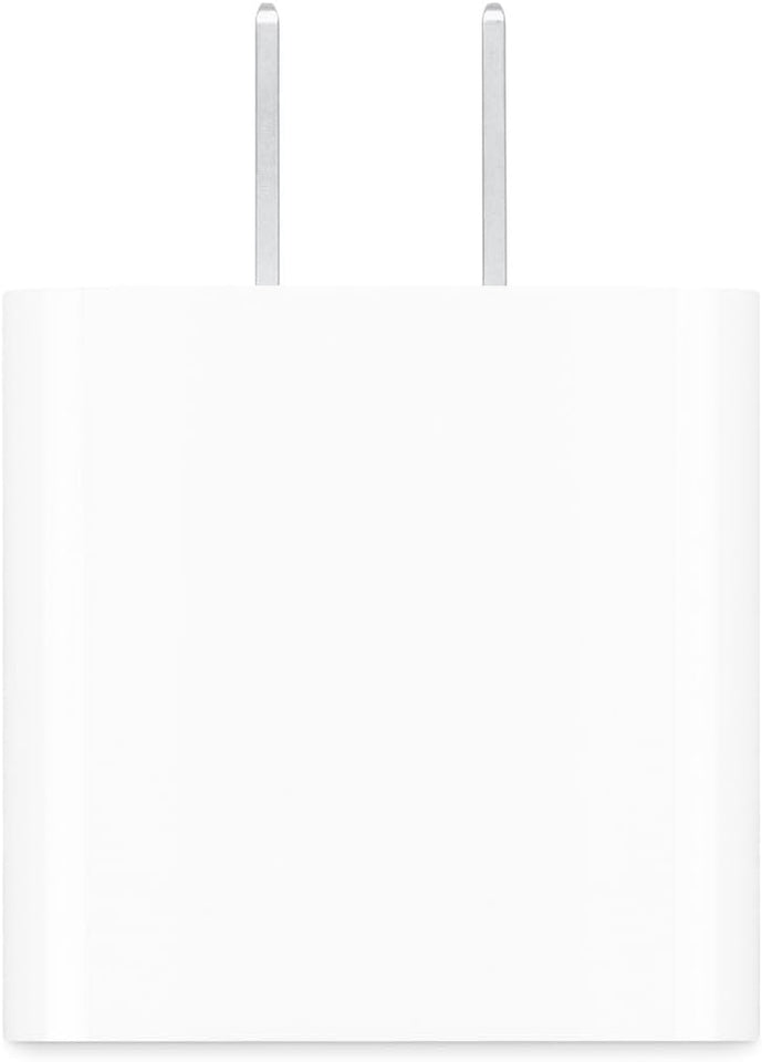 Apple 20W compact USB-C power adapter for iPhone iPad AirPods fast charging