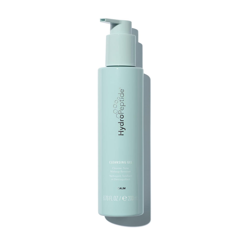 HydroPeptide Cleansing Gel, Toning Face Wash, Effectively Removes Makeup, Dirt, and Excess Oil without Irritation, 6.76 Ounce