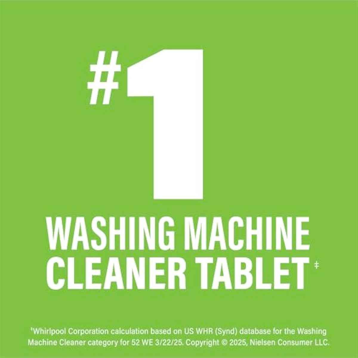 Affresh Washing Machine Cleaner, 6 Time Release Tablets, 6 Month Supply, EPA Safer Choice Certified
