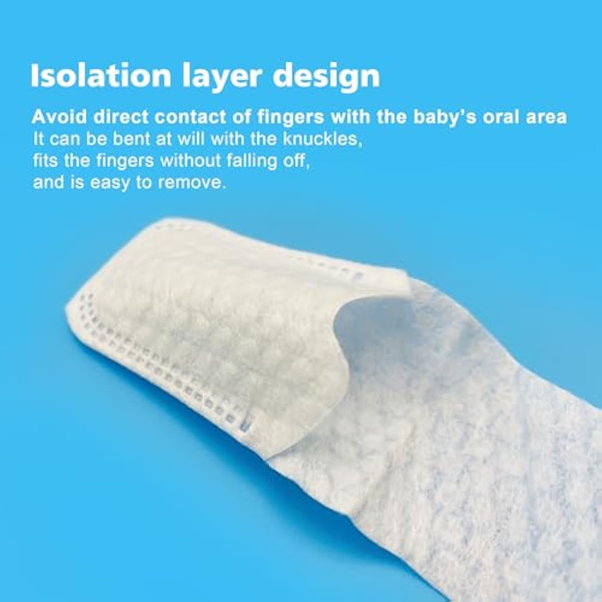 Baby Tongue Cleaner Newborn Finger Toothbrush, 42-Count Disposable Oral Care for 0-36 Months Toddler Teeth and Gums