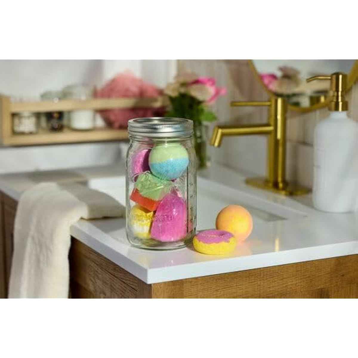 Ball wide mouth glass mason jars with lids and bands, quart size 32 oz, pack of 2, for canning and pickling