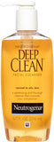 Neutrogena Deep Clean Daily Facial Cleanser with Beta Hydroxy Acid for Normal to Oily Skin, Alcohol-Free, Oil-Free & Non-Comedogenic, 6.7 fl. oz