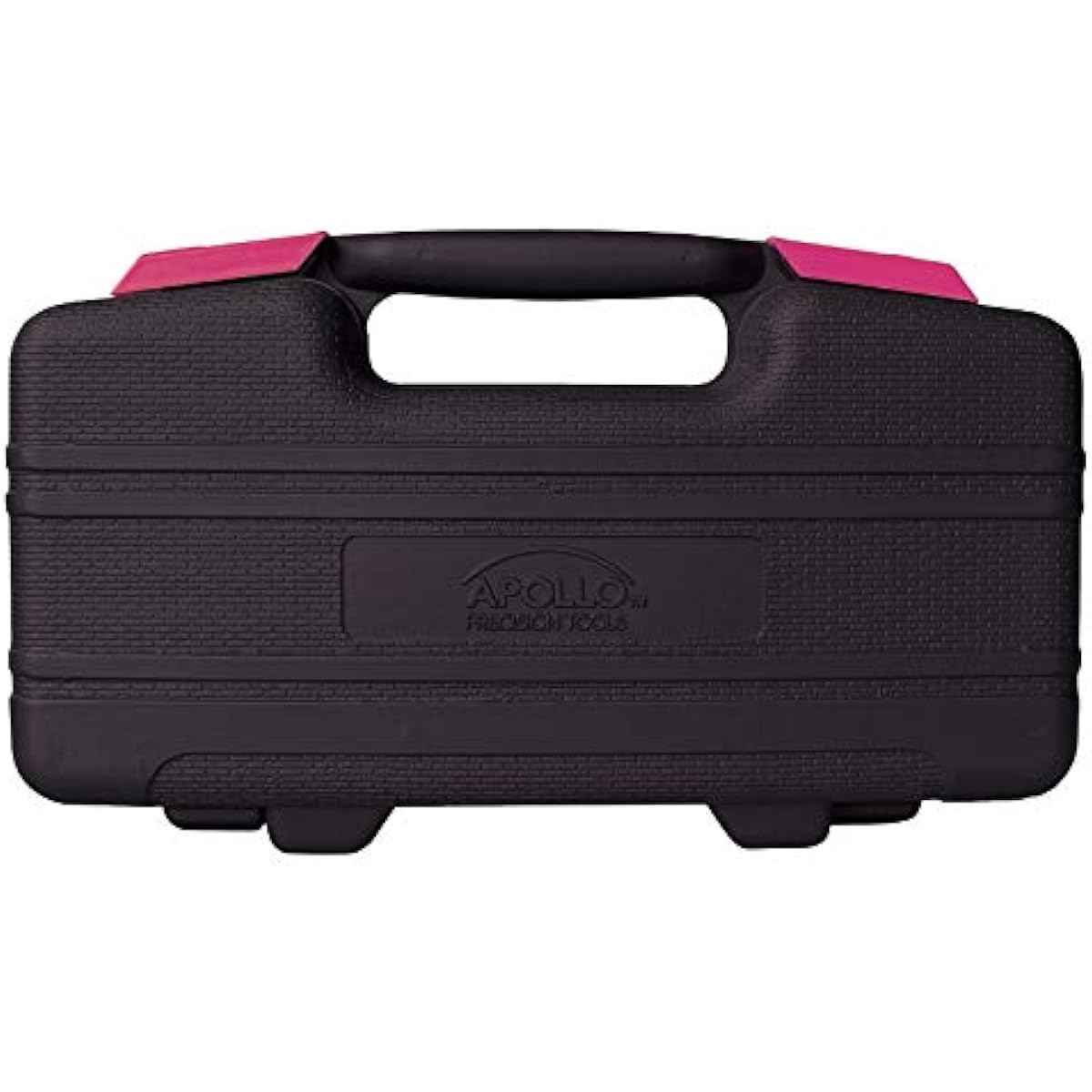 Apollo Tools Original 39-Piece General Household Tool Set, Pink Toolbox Storage Case