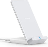 Anker 313 Wireless Charger (Stand), Qi-Certified for iPhone 17/17/17 Pro/17 Pro Max/15/14/13, 10W Fast-Charging Galaxy S23 S22 S21(No AC Adapter) - PureLivingMart
