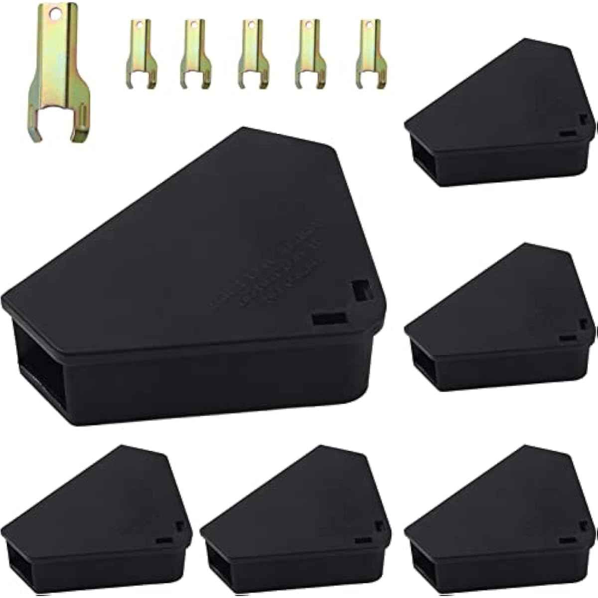Anblak mouse station with keys black 6 pack key required for kids and pet safety indoor outdoor