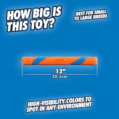 Chuckit! Interactive Dog Toy Ultra Fetch Stick - 12 Inch Outdoor Dog Toy for All Breed Sizes