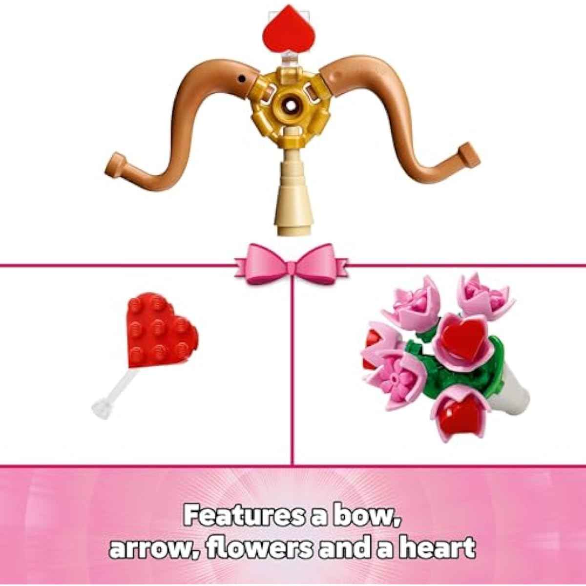 LEGO Looney Tunes Sweetheart Tweety Bird Building Toy for Adults & Kids - Tweety Figure W/Display Pedestal & Accessories for Girls & Boys, Ages 12+ - Gift & Craft for Valentine's Day - 40824