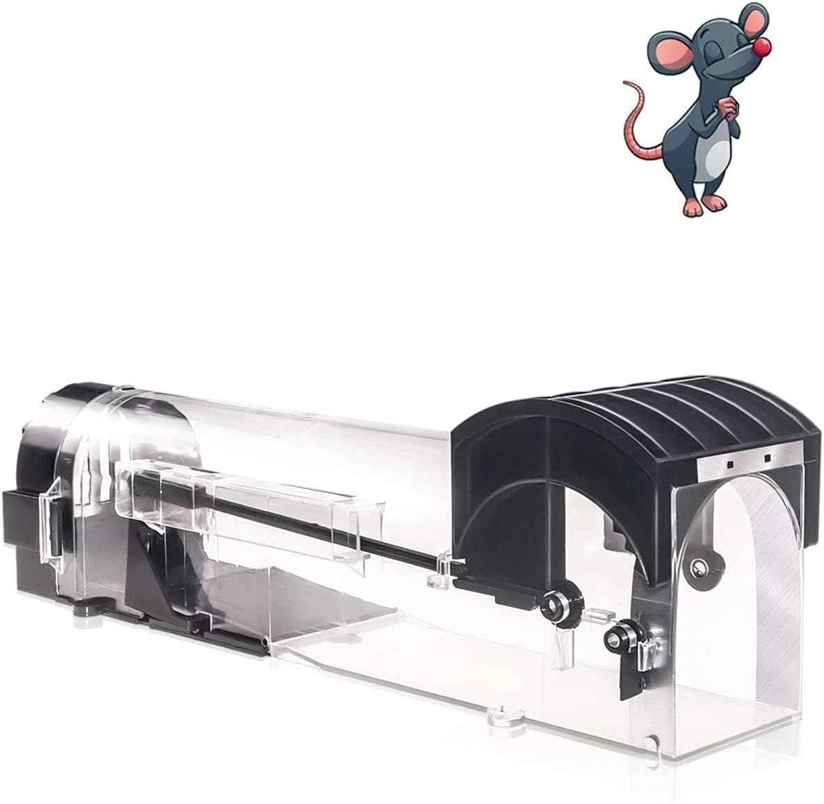 Humane Mouse Traps, 12 inches Enlarged No Kill Rat Live Traps for Chipmunks, Reusable Catch and Release Mice, Pet and Children Friendly Mouse Trap That Work