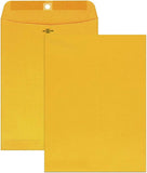 Mead Envelopes, 9" x 12", Clasp Closure, Brown Kraft All-PLrpose 24-lb Paper Mailing Envelopes, 20 Count (76020)