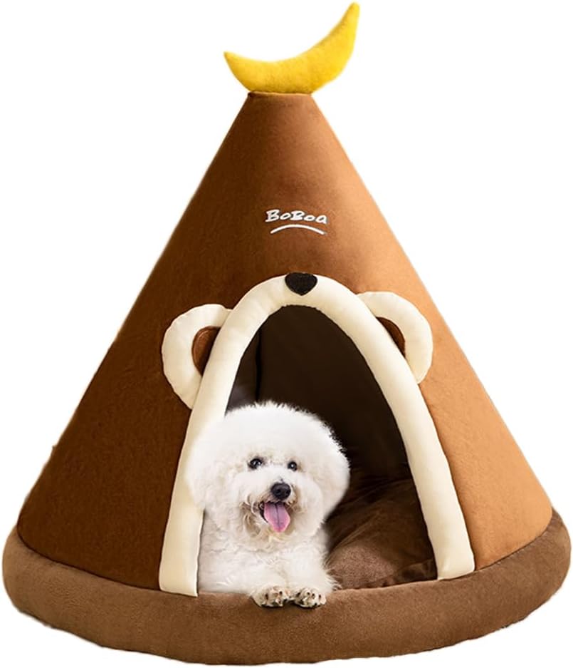 cat tent bed for small dogs and cats with thick cushion