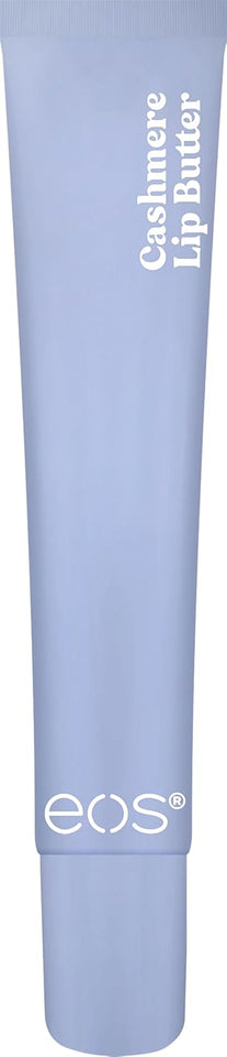 eos Cashmere Lip Butter – Vanilla Cashmere, Smoothing Lip Mask & Moisturizer with Plumping Peptides & Shea Butter, 0.35 fl oz