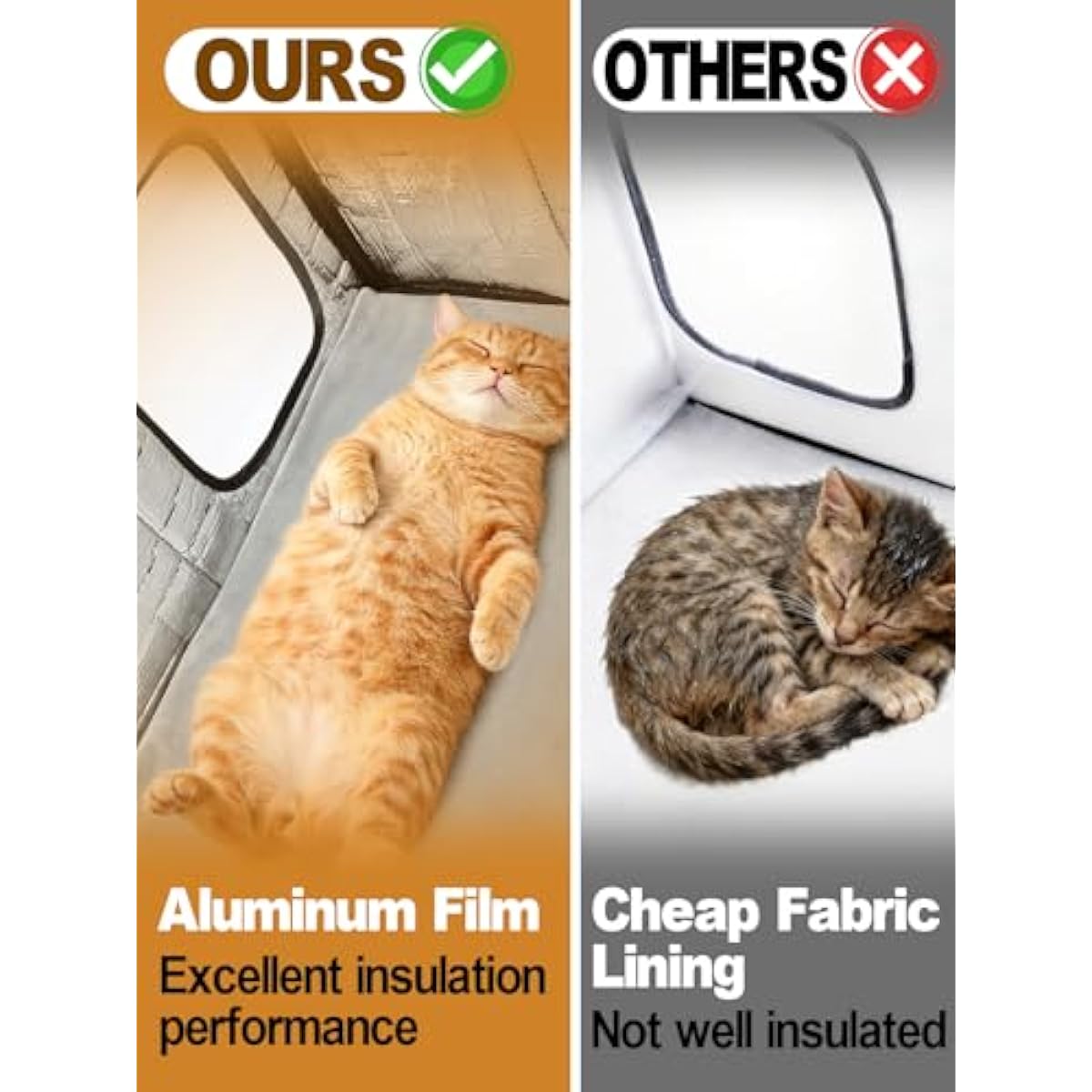 Black weatherproof heated cat house for 2-3 feral cats with thermostatic heating pad and escape door