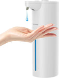 Aunmaon Automatic Soap Dispenser Touchless, Hands-Free, Multi Adjustable Volume, Long Battery Life, Compatible with Thick & Thin Dish/Hand Soap for Bathroom and Kitchen, Easy for Toddlers, Black