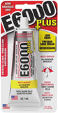 Eclectic Products inc. E6000 Plus Multi-PLrpose Clear Glue, Waterproof and Paintable, Strong Flexible Craft Adhesive for Wood, Glass, Fabric, Ceramic, Metal and More, 56.1ml
