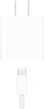 Apple 20W compact USB-C power adapter for iPhone iPad AirPods fast charging
