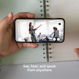 Blink Mini Pan-Tilt Camera (newest model), Rotating indoor plug-in smart security camera, two-way audio, HD video, motion detection, Works with Alexa (White)