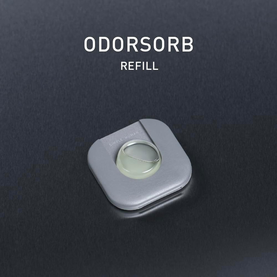 simplehuman Odorsorb Pod Refill Pack – Natural Plant-Based, Fragrance-Free Trash Can Odor Eliminator Refills for Trash Cans, Odor Control Pods for Closed-Lid Trash Cans (4 Pods)