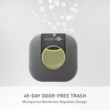 simplehuman Odorsorb Pod Refill Pack – Natural Plant-Based, Fragrance-Free Trash Can Odor Eliminator Refills for Trash Cans, Odor Control Pods for Closed-Lid Trash Cans (4 Pods)