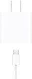 Apple 20W USB-C compact power adapter for iPhone, iPad, AirPods fast charging
