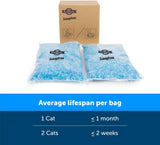 PetSafe ScoopFree Premium Crystal Cat Litter - Outperforms Clay Litter - Refill Packs - Reusable Tray Compatible - Fresh Scent - 4.3 lb Bags - 2 Pack