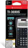 Texas Instruments TI-30XIIS Scientific Calculator, Black with Blue Accents (30XIIS/TBL/1L1/BK)