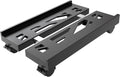 Adjustable Mobile CPU Stand, Ventilated Computer Tower Stand with 4 Caster Wheels Fits Most PC Tower, Under Desk CPU Holder PC Floor Cart Computer Riser for Students and Gamers (Black)