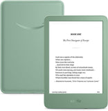 Amazon Kindle 16 GB (newest model) - Lightest and most compact Kindle, now with faster page turns, and higher contrast ratio, for an enhanced reading experience - Matcha