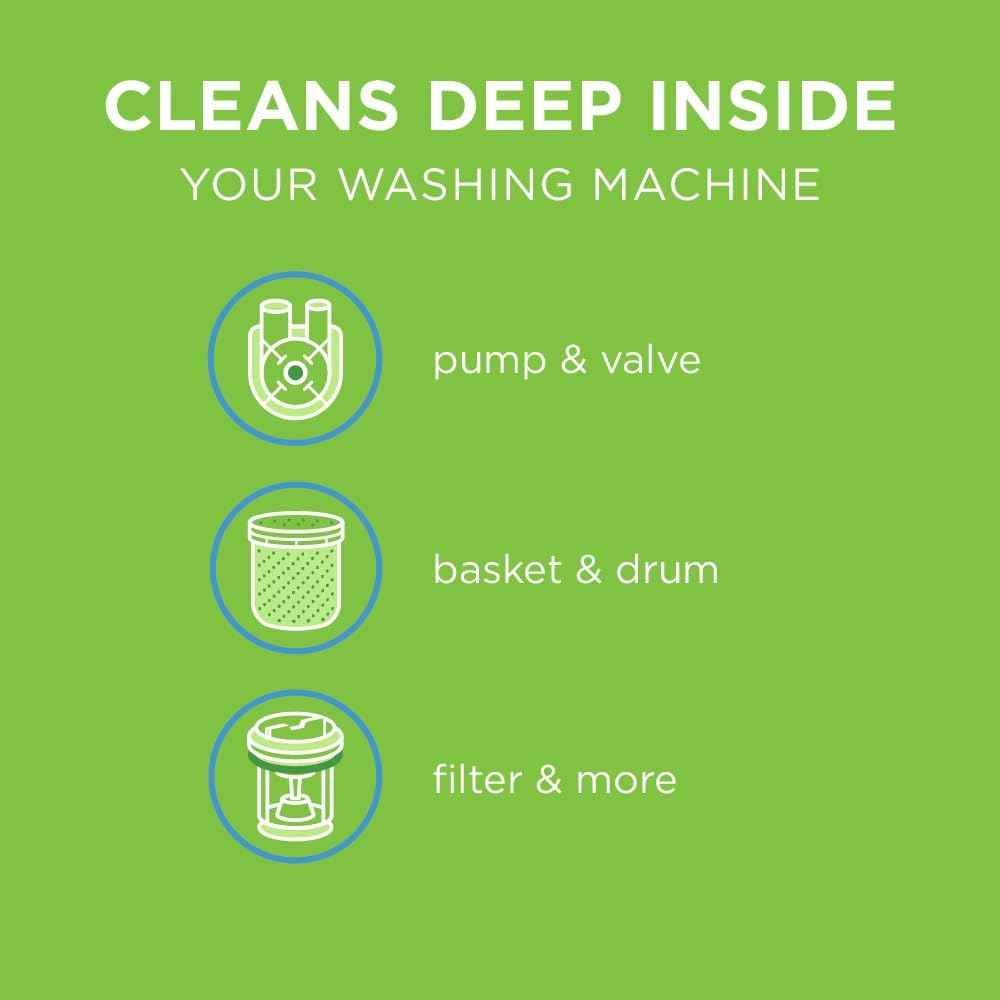 Affresh Washing Machine Cleaner, 6 Time Release Tablets, 6 Month Supply, EPA Safer Choice Certified
