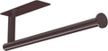 ASTOFLI Paper Towel Holder 304 Stainless Steel, Under Cabinet, Self-Adhesive, Matte Black, 12 Inch, No Drill