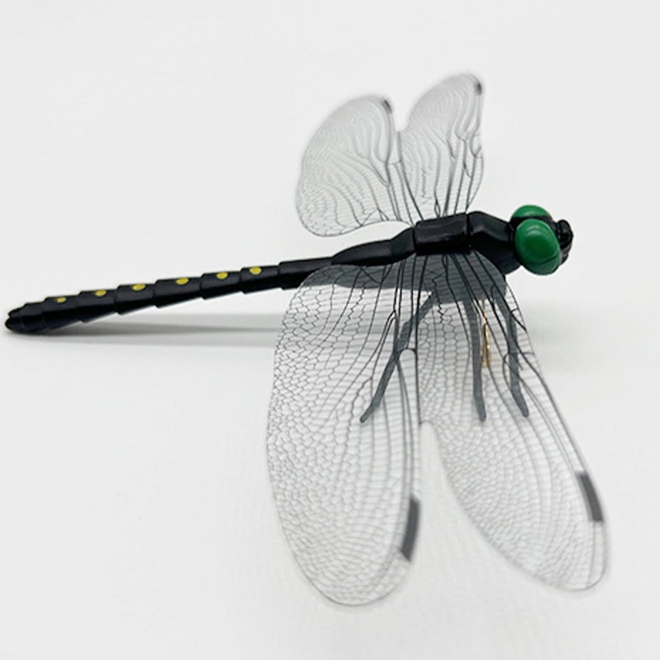 2026 New 40 Pcs Dragon Fly Clips for Bugs Repellent, 3D Artificial Dragonfly Hat Clip, Dragonfly Garden Decor (10PCS)