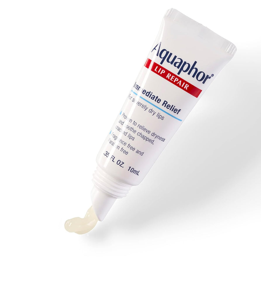 Aquaphor Lip Repair Ointment, Moisturizing Lip Balm Pack, Mothers Day Gifts, 0.35 Tube, Pack of 2