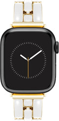 Anne Klein Fashion Bracelet for Apple Watch, Secure, Adjustable, Apple Watch Replacement Band, Fits Most Wrists