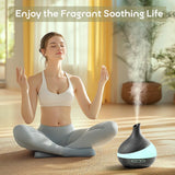 500ML Essential Oil Diffuser: Aroma Diffuser with Remote Control for Hotel Spa Yoga Room - Humidifiers for Bedroom with 14 Colors LED Night Light for Kids/Women Home Relaxation