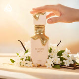 Lattafa Eclaire - Vanilla, Caramel, Sweet, Floral - Eau de Parfum Long-Lasting Fragrance for Women, 3.40 Ounce / 100 ml