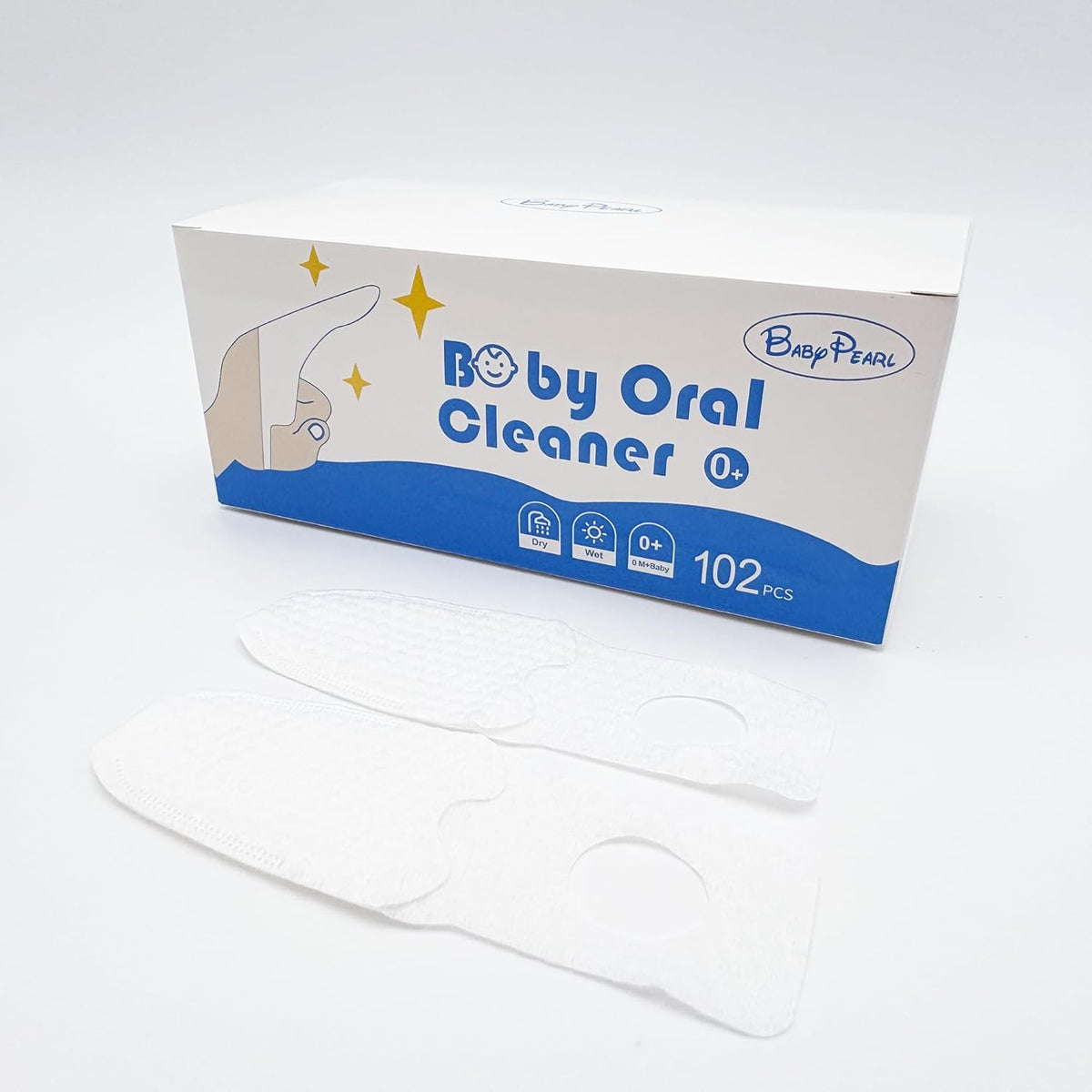 Baby Tongue Cleaner Newborn Finger Toothbrush, 42-Count Disposable Oral Care for 0-36 Months Toddler Teeth and Gums