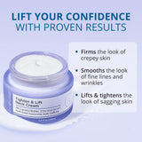 goPLre Tighten & Lift Neck & Chest Moisturizer Cream for Visibly Firming, Tightening and Lifting Wrinkles & Crepey Skin, 1.7oz