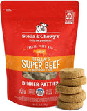 Stella & Chewy's Freeze-Dried Raw Dinner Patties - Beef Recipe - High Protein Grain-Free PLppy & Dog Food - Perfect For Picky Eaters - 25 oz