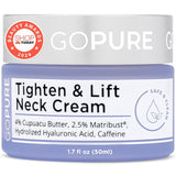 goPLre Tighten & Lift Neck & Chest Moisturizer Cream for Visibly Firming, Tightening and Lifting Wrinkles & Crepey Skin, 1.7oz