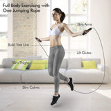 Jump Rope, Tangle-Free Rapid Speed Jumping Rope Cable with Ball Bearings for Women, Men & Kids, Adjustable Steel Jump Rope with Foam Handles for Home Gym Exercise Fitness Workout Equipment & Slim Body