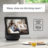 Blink Mini - Compact indoor plug-in smart security camera, 1080p HD video, night vision, motion detection, two-way audio, easy set up, Works with Alexa – 2 cameras (Black)