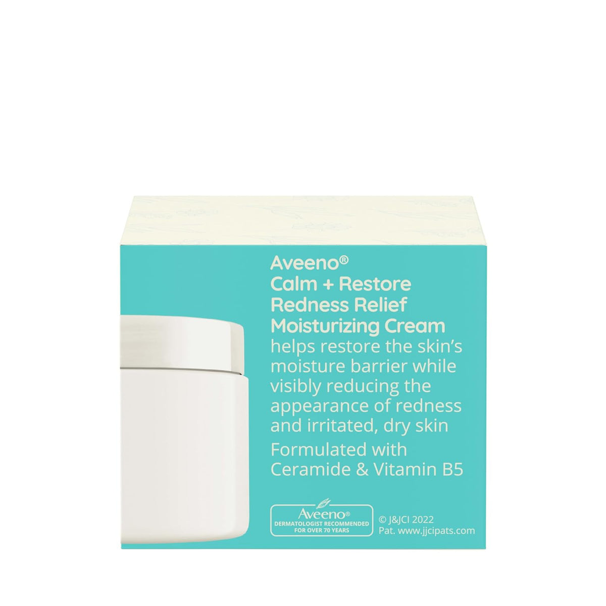 aveeno calm + restore facial moisturizer 1.7 oz non-comedogenic hydrating face cream for dry sensitive skin