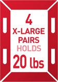 Command 20 lb XL 16 Pairs Heavyweight Picture Hanging Strips (32 Strips), Damage-Free Hangers for Picture Frames, No Tools Required, Ideal for Home Room Wall Decor, White Adhesive
