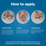 Amazon Basic Care Flexible Fabric Adhesive Bandages, First Aid for Wounds and Scrapes, Breathable First Aid Wound Care Supplies, Assorted Sizes, 100 Count