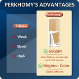 PerkHomy Brown Kraft Paper Roll 17.5" x 1,200" (100') for Gift Wrapping Bulletin Board Craft Art Bouquet Flower Packing Valentines Easel Moving Shipping Floor Poster Covering Table 70GSM 50LB