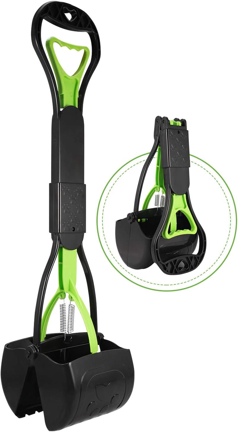 Ppogo Pet Pooper Scooper for Dogs and Cats with Long Handle and High Strength Material