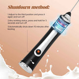 Rechargeable Handheld Milk Frother, 3-Speed, Electric Coffee Frother with 2 Whisk Heads, Stand, and USB Charging
