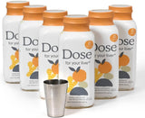 Dose for Your Liver Cleanse Detox & Repair, Made with Organic Milk Thistle Supplement with Turmeric, Dandelion, Ginger, and Orange, Supports Healthy Liver Function,16oz Bottle, 6 Pack (6 Week Supply)