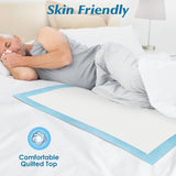 Wowflash Super Absorbency Disposable Leakproof Underpads with Quick Drying for Baby, Adults, PLppy, Dog Bed Pee Pads, Extra Large, XXL Incontinence Pads, 30” x 36”, 50 Count